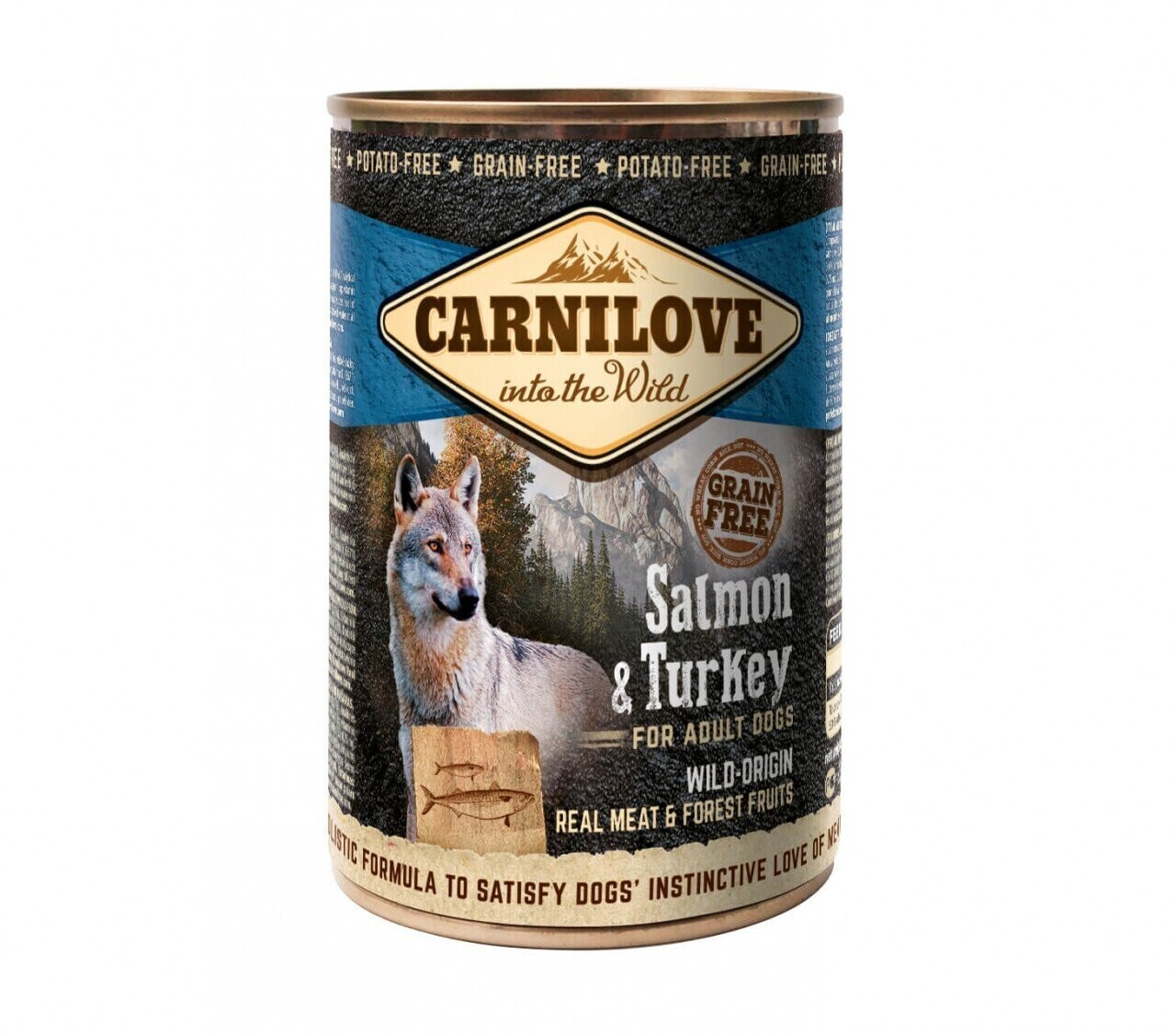 Carnilove Adult dog Turkey and salmon wet dood 400g