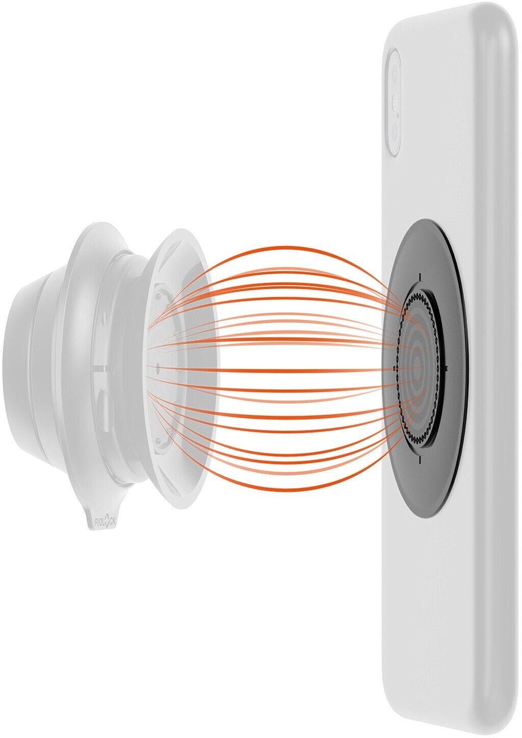 Fidlock VACUUM Uni Phone Patch Magnetic - Magnetische