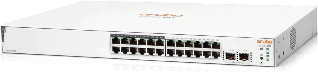 HPE Aruba Instant On 1830 24G 12p Class4 PoE 2SFP 195W