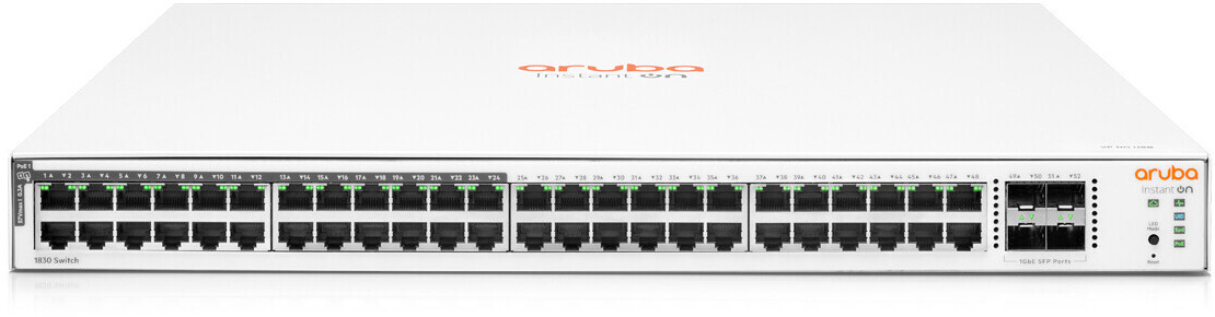 HPE Aruba Instant On 1830 48G 24p Class4 PoE 4SFP 370W