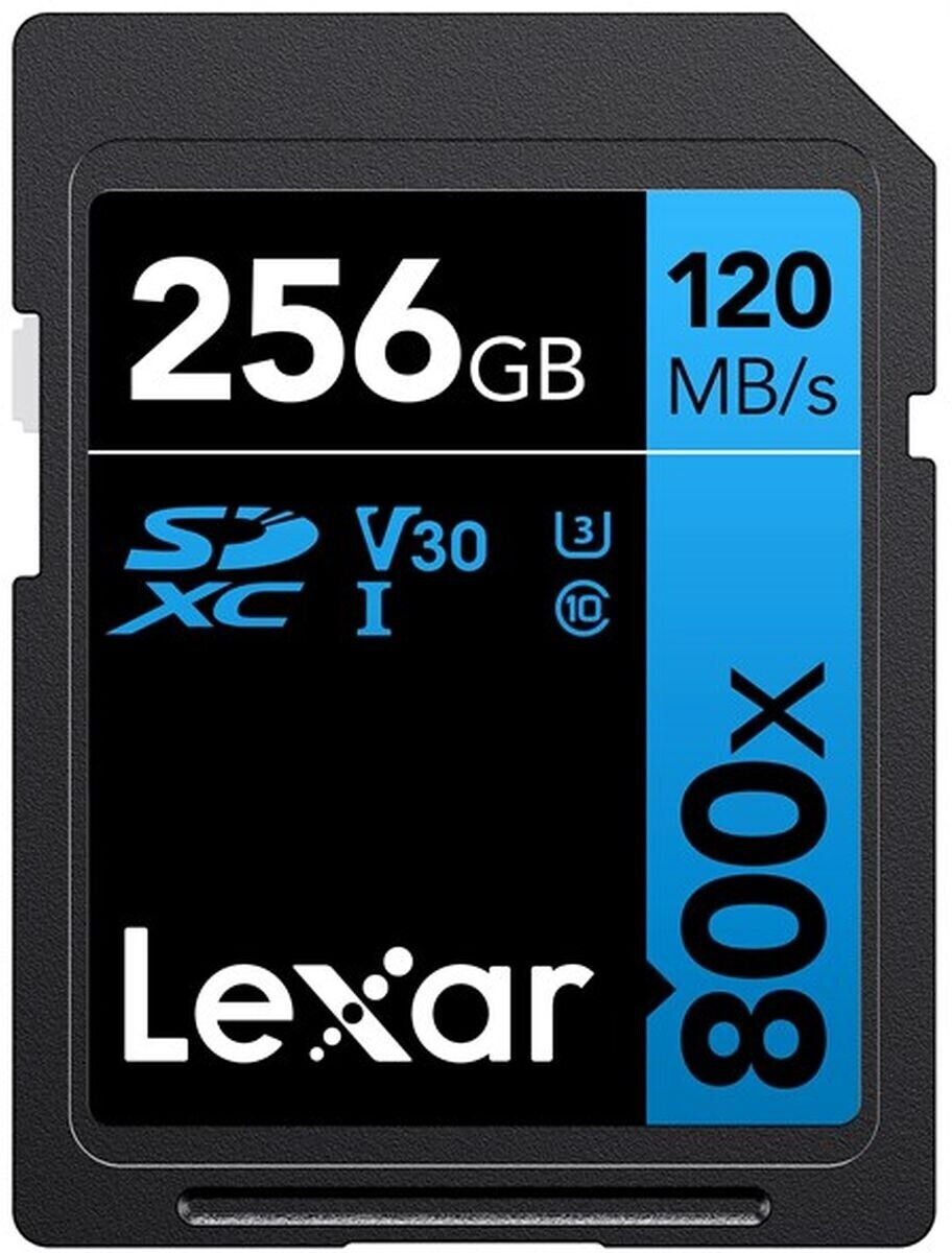 Lexar High-Performance 800x SDXC 256 Go