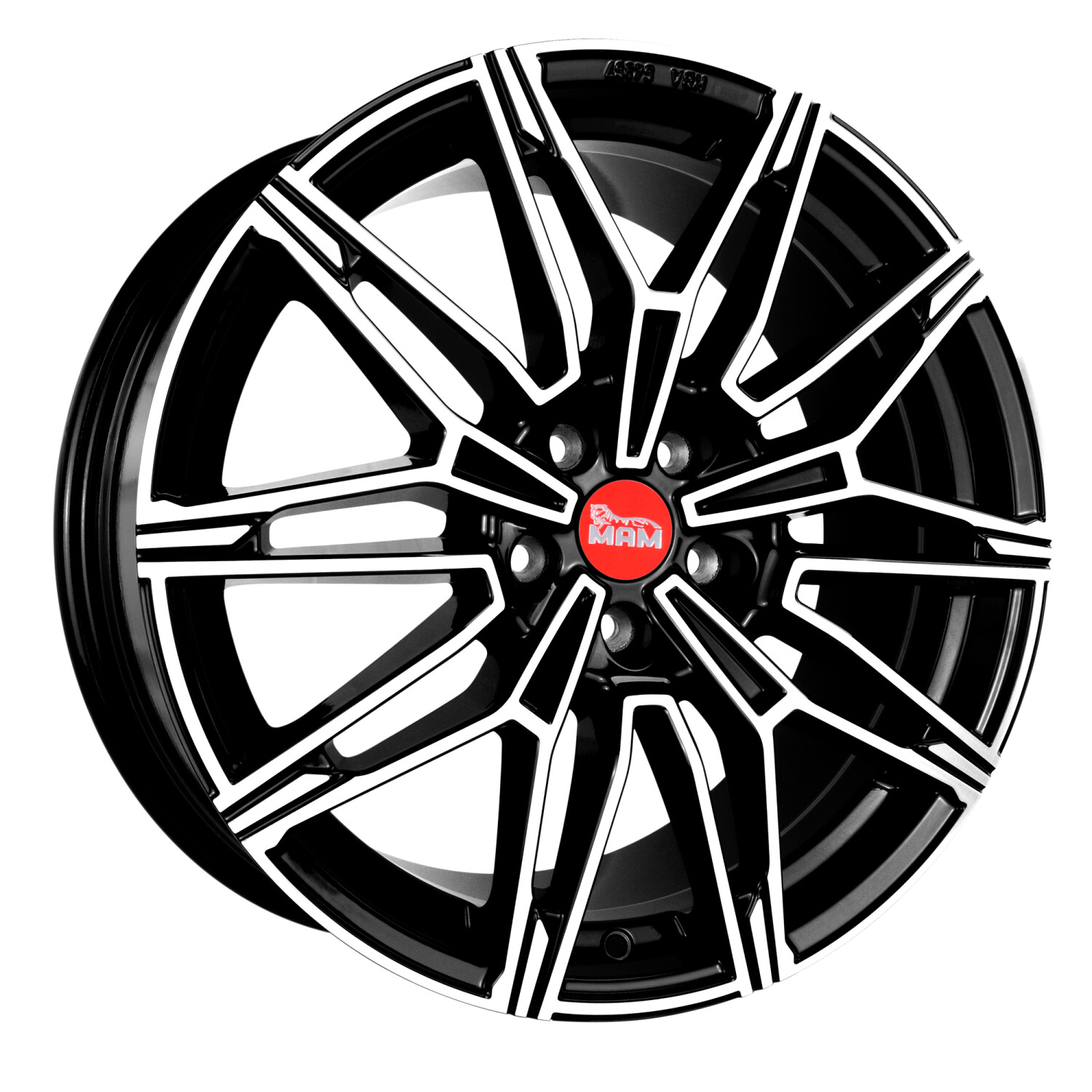 MAM B3N (8,5x19) black front polished