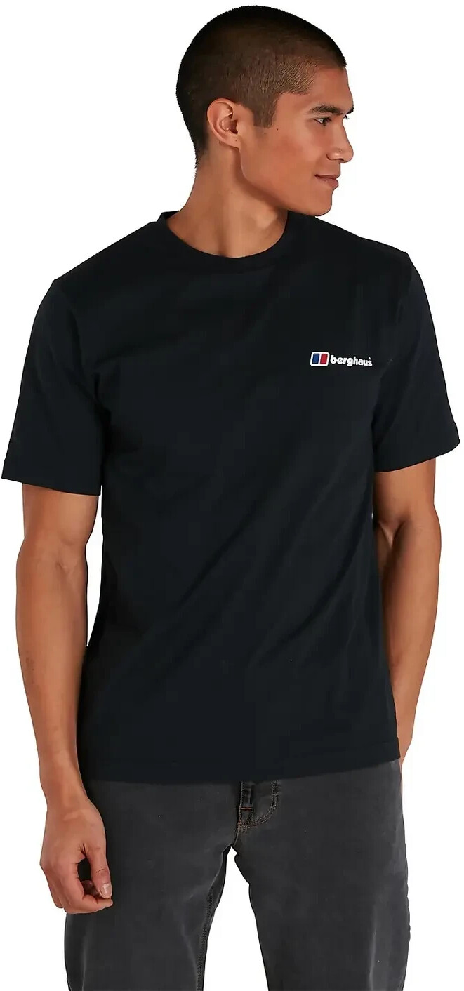 Berghaus Men s Organic Front Back Logo T Shirt black 4A001112BP6 ab 30 00 Preisvergleich bei idealo