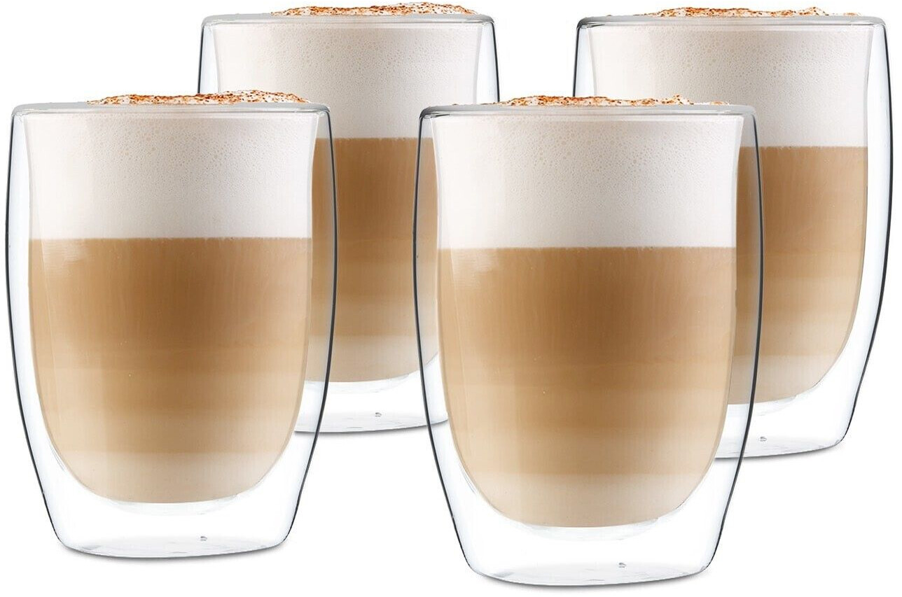 Klarstein Glaswerk Jesolo double-walled thermal glasses 350 ml set of 4