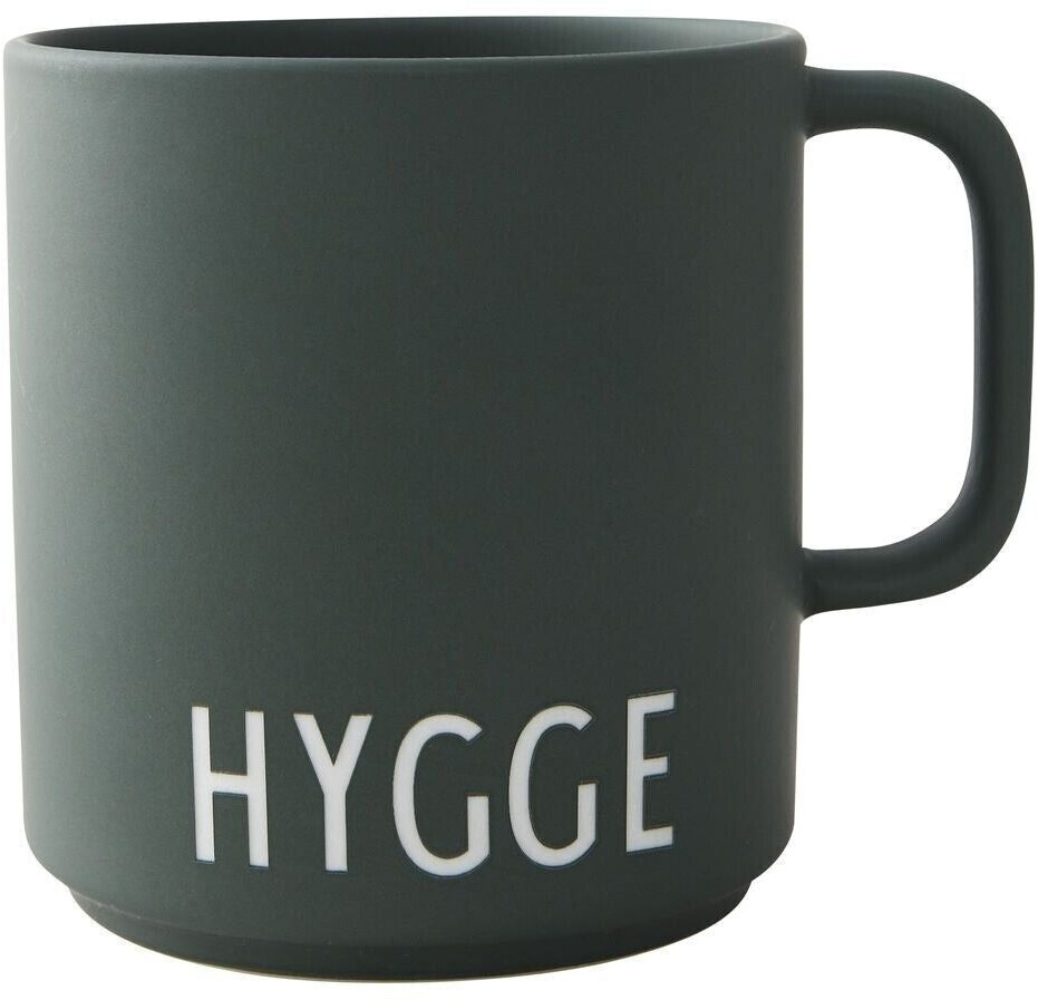 Design Letters AJ Favourite mug with handle HYGEE dark green