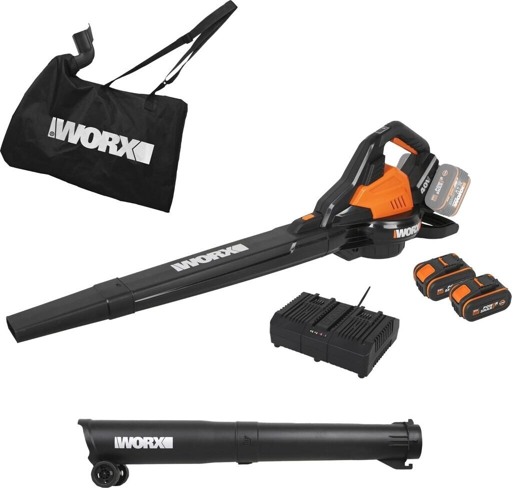 Worx WG583E.9 2x4.0 Ah + charger
