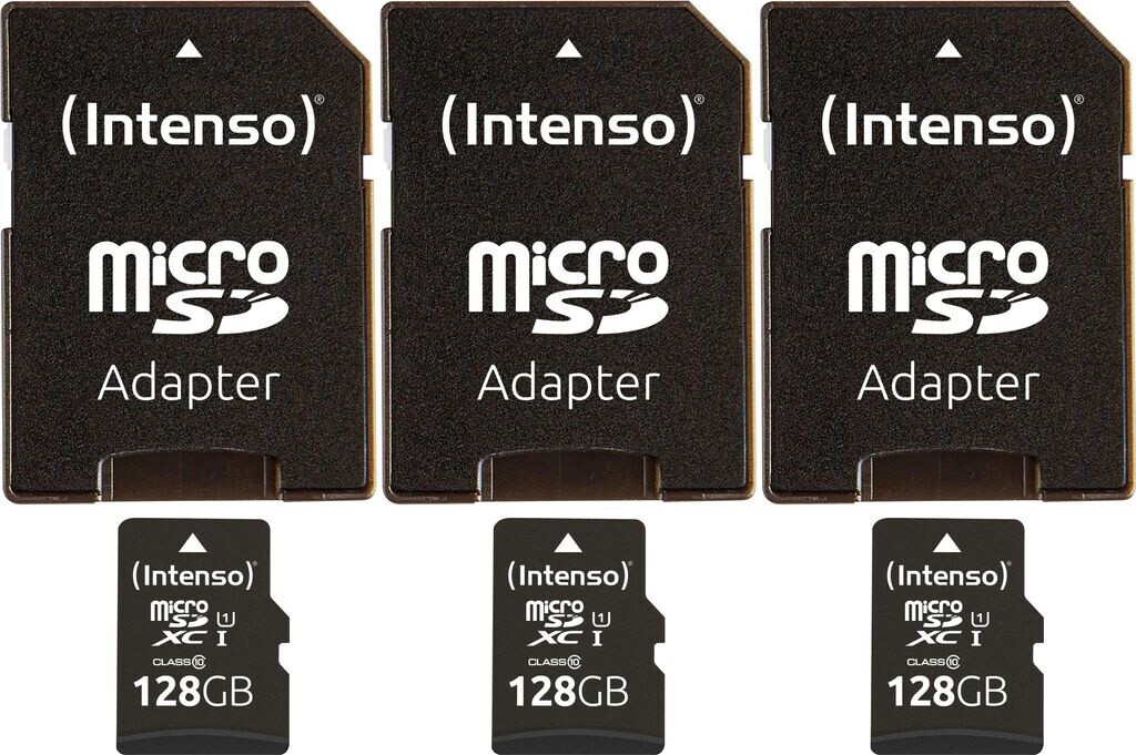 Intenso MicroSDXC 128 GB Performance – UHS-I U1, Classe 10, Resistente Ad Acqua E Urti, Per Smartphone E Tablet