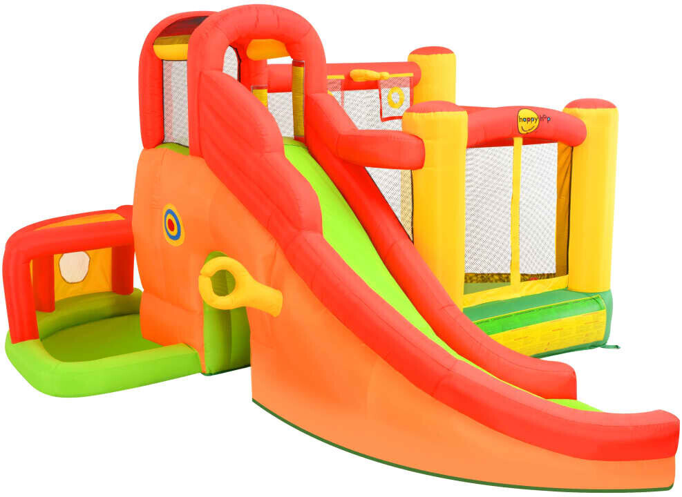 HappyHop Inflatable bouncy castle with slide (450 x 380 x 230 cm)
