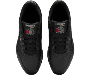Leather trainers black womens shop