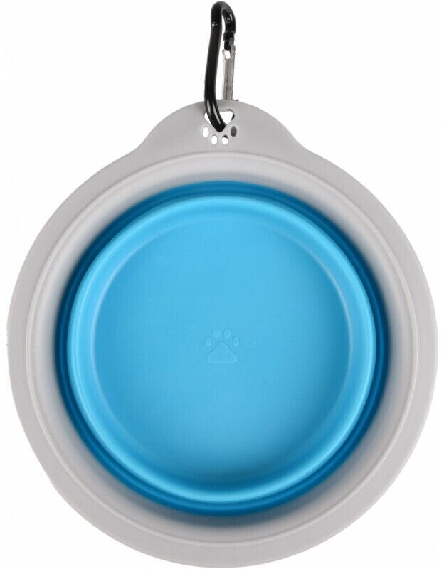 Flamingo Gamelle pliable pour chien bleu/gris 375 ml