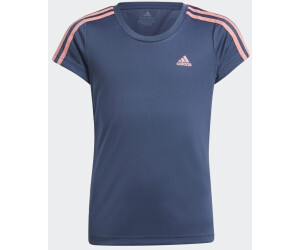 Adidas Girls Designed 2 Move 3 Stripes T Shirt au meilleur prix