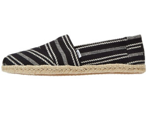 Striped toms shoes womens sale