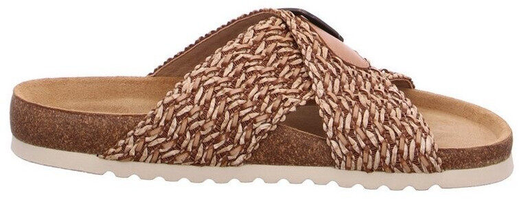 Damen Sandalen Pantoletten Geflochten Braun Damen Sandalen