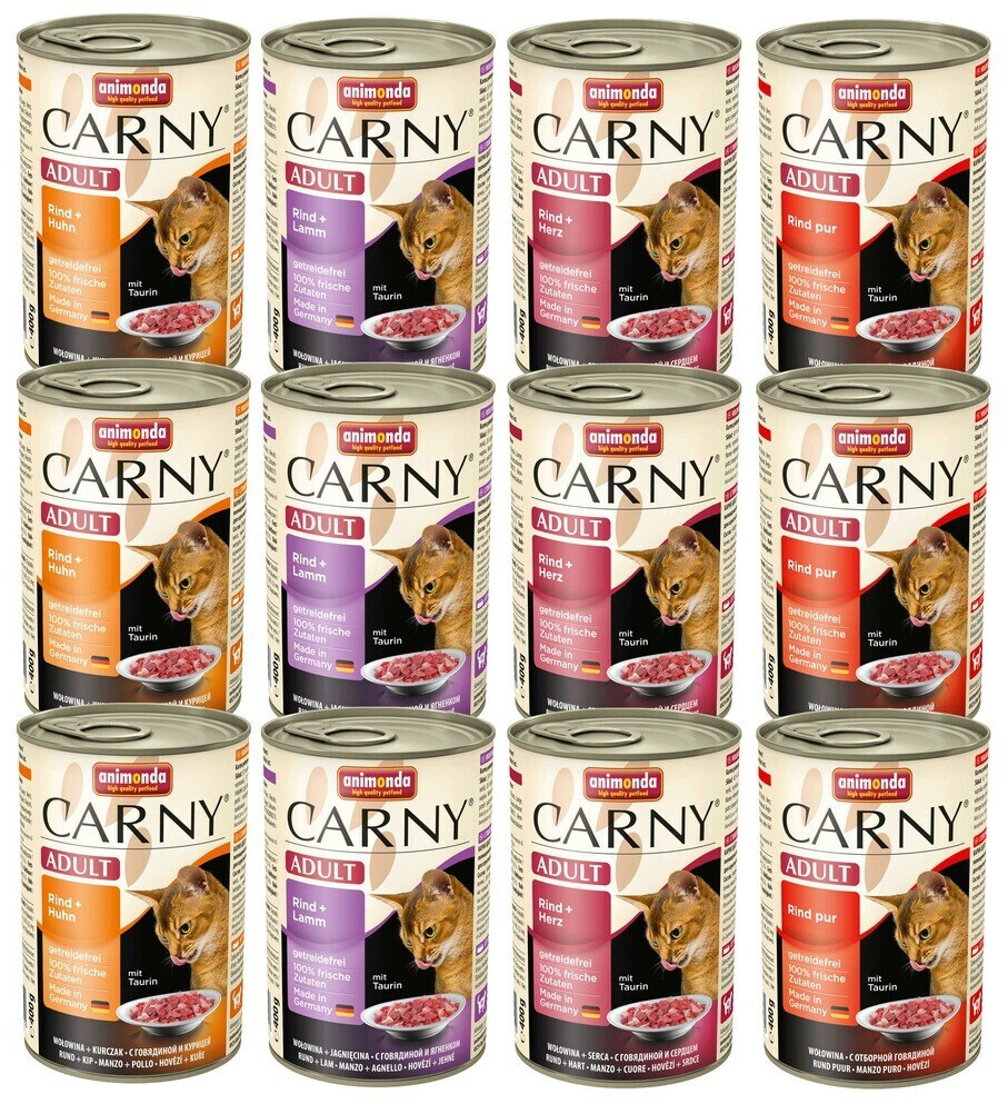 Animonda Carny Adult Cat Mixpack 1 Wet 12x400g