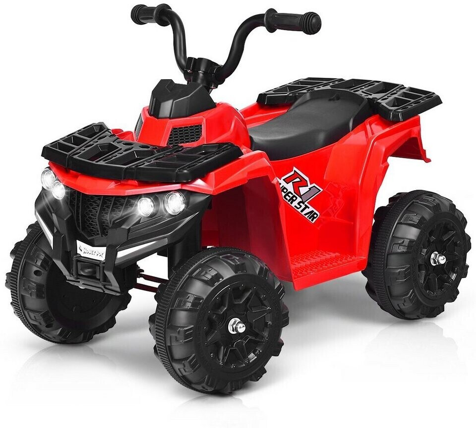 Costway 6V electric kids quad with headlights