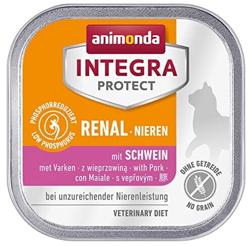 Animonda Integra Cat Protect Kidneys with Pork Wet Food