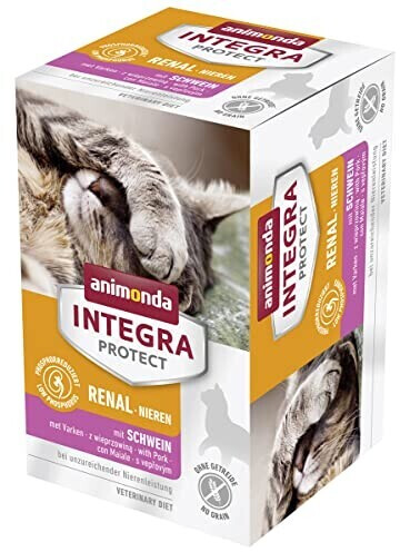 Animonda Integra Cat Protect Kidneys with Pork Wet Food 6x100g Multipack