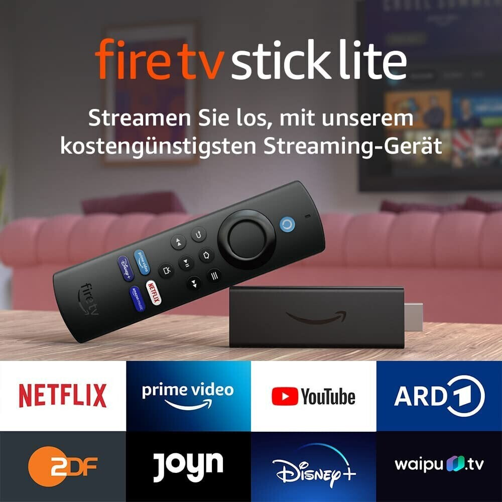 Fire Tv Stick Lite 2021 Alexa Full Hd Voz Negro Nuevo