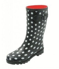 Gevavi Rainboot Women (7335358) black/white dots