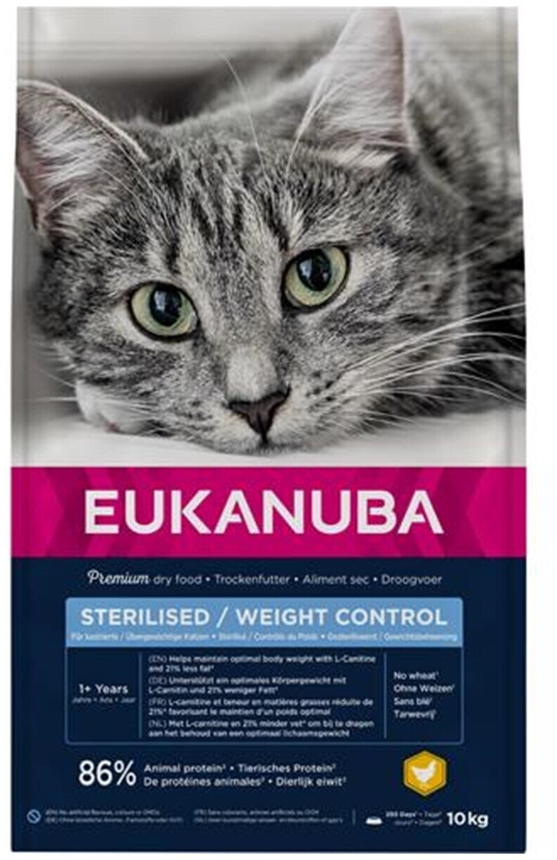 Eukanuba Adult Sterilised Cat Weight Control Chicken Dry