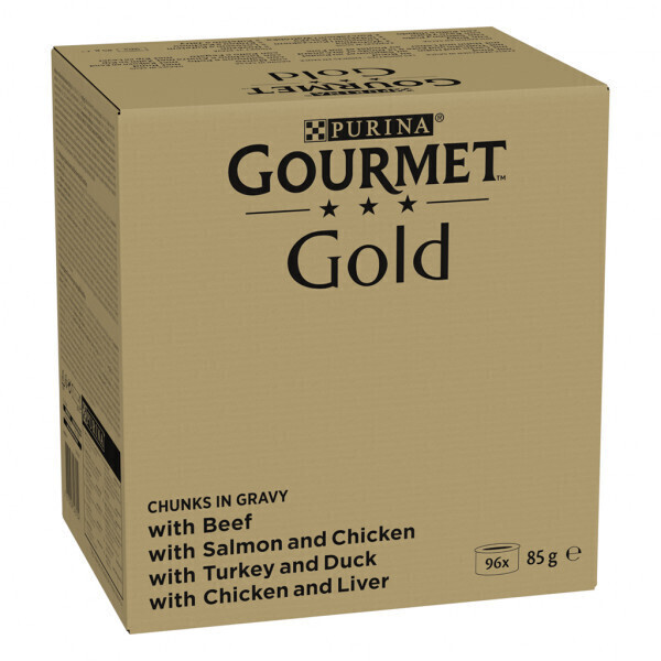 Gourmet Gold Soft Chunks Mix Wet Cat Food 96x85g