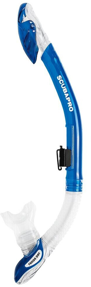 Scubapro Fusion Dry Snorkel transparent blue