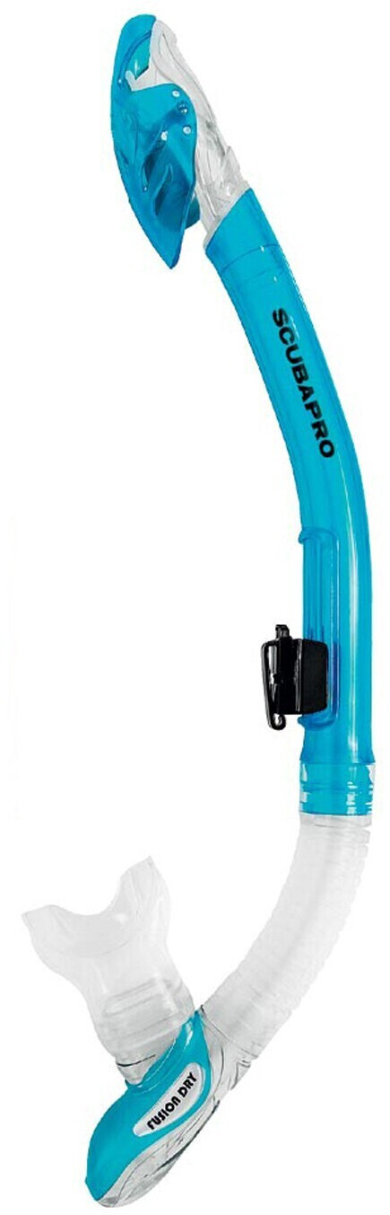 Scubapro Fusion Dry Snorkel transparent aqua