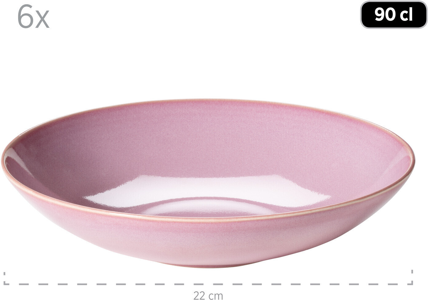 Mäser Teller-Set Ossia (12-tlg.) pink ab 59,95 € | Preisvergleich bei