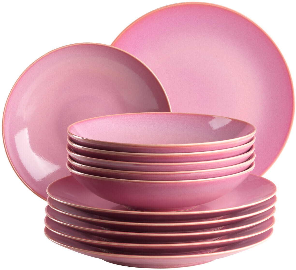 Ossia Preisvergleich pink Teller-Set (12-tlg.) € ab Mäser | 66,90 bei