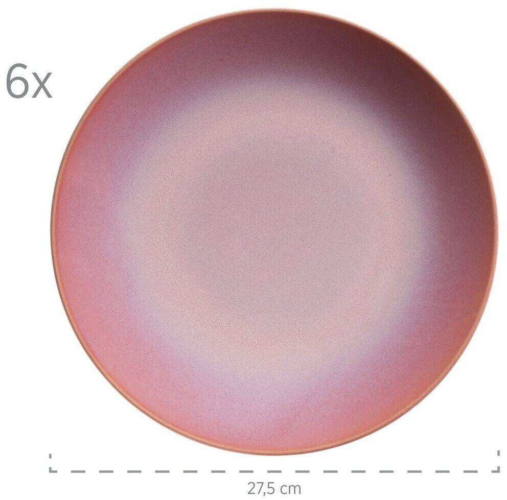 Mäser Teller-Set Ossia (12-tlg.) pink ab € 66,90 | Preisvergleich bei | Tafelservice