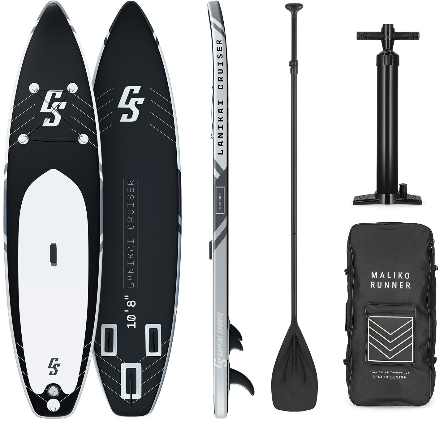 Capital Sports Lanikai Cruiser 10.8 black/white