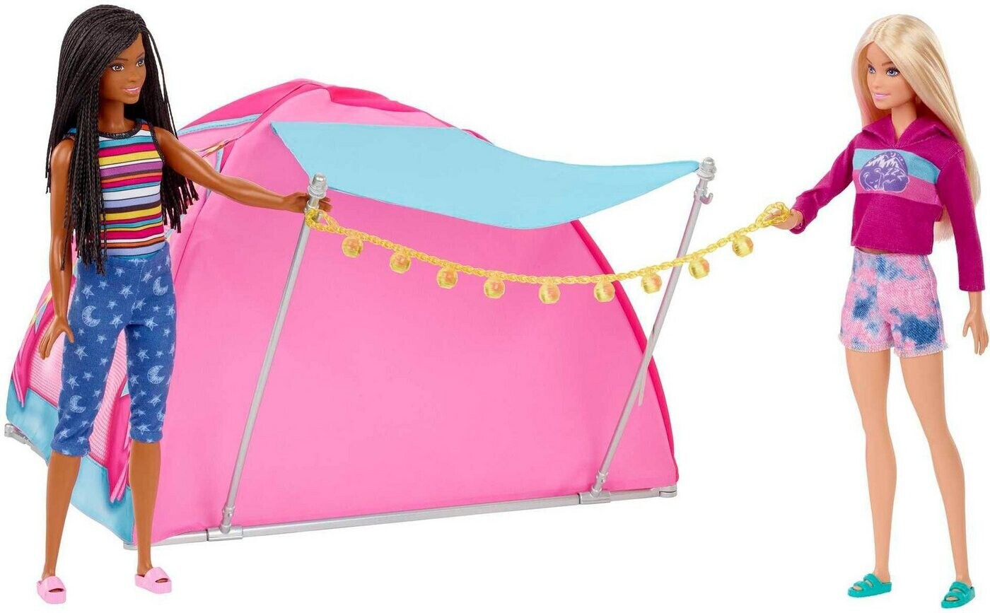 Soldes Barbie Let`s Go Camping Tent 2024 au meilleur prix sur