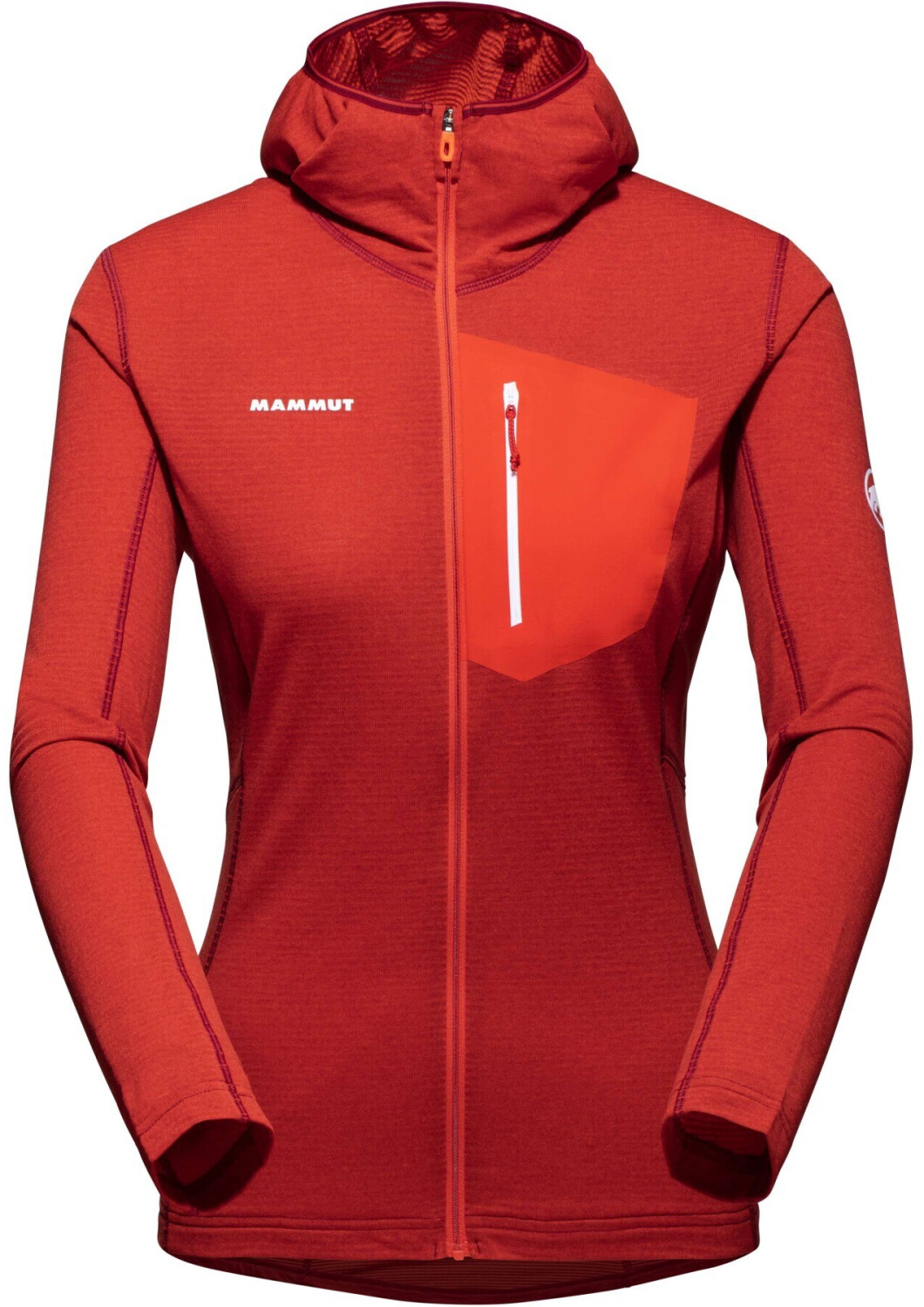 Mammut Aernergy Light ML Hooded Jacket Women hot red/blood red
