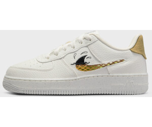 Air force 1 lv8 gs gold sale