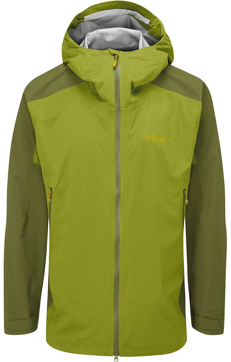 Rab Men's Kinetic Alpine 2.0 Waterproof Jacket (QWG-69) aspen green