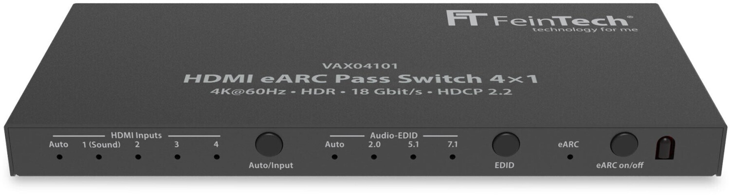 FeinTech VAX04101 HDMI eARC Pass Switch (VAX04101A)