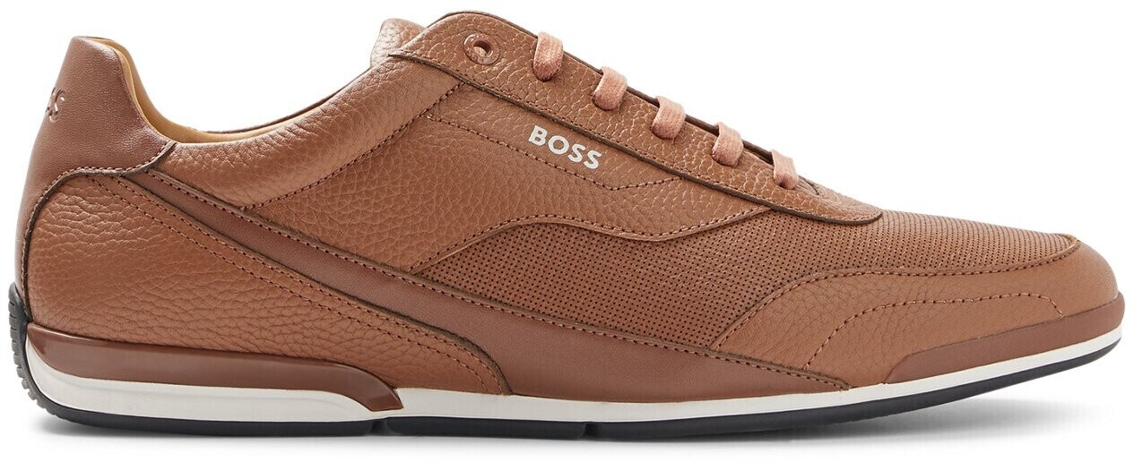 Brown hugo boss trainers on sale
