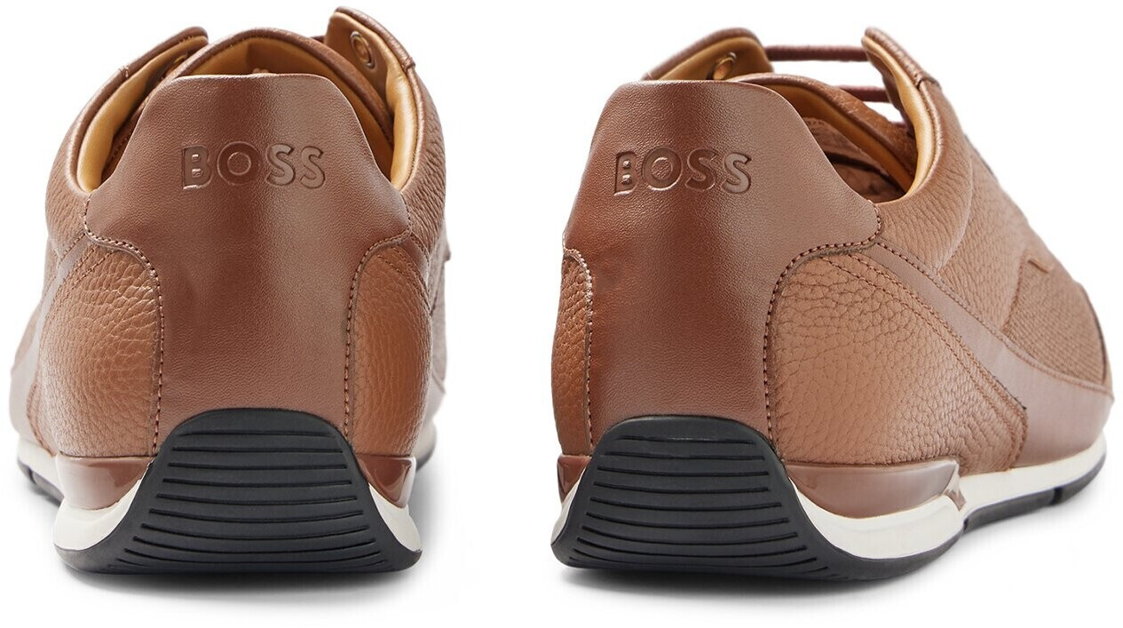 Hugo boss saturn trainers dark brown new arrivals