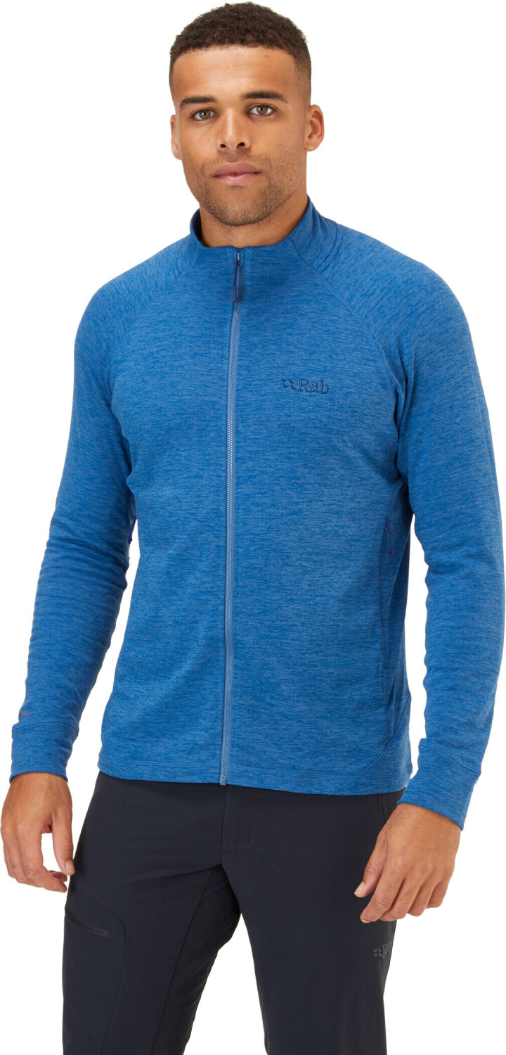 Rab Men's Nexus Full-Zip Stretch Fleece (QFF-38) denim