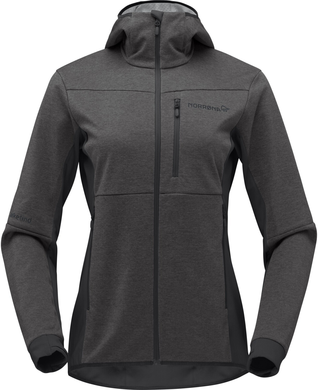 Norrøna Falketind Warm² Octa Hood caviar black