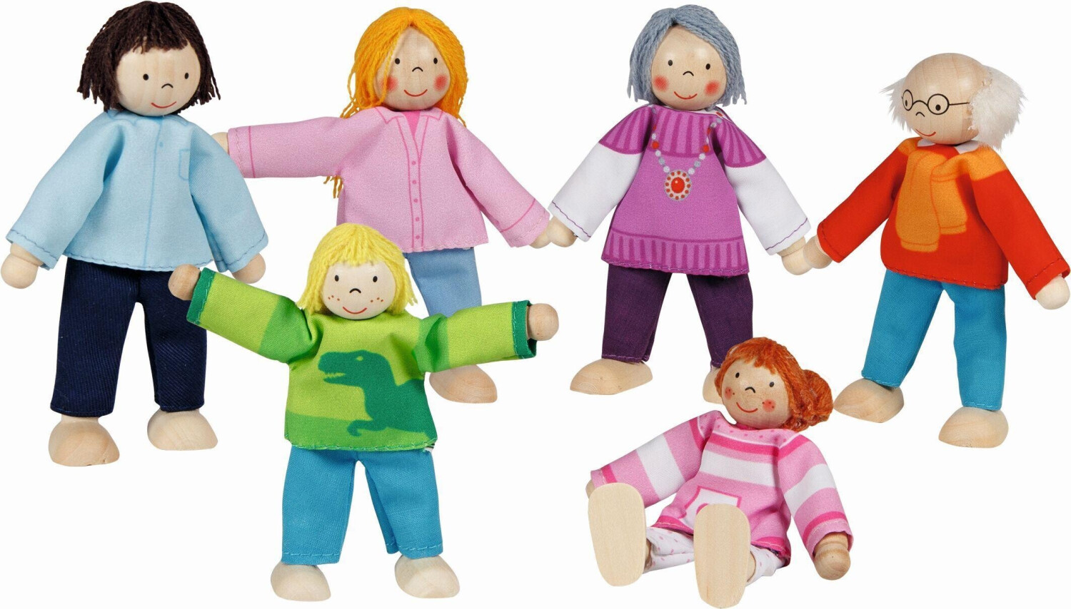 Goki Modern Family wooden dolls