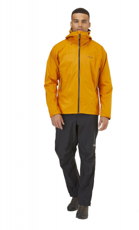 Rab downpour plus jacket orange shop