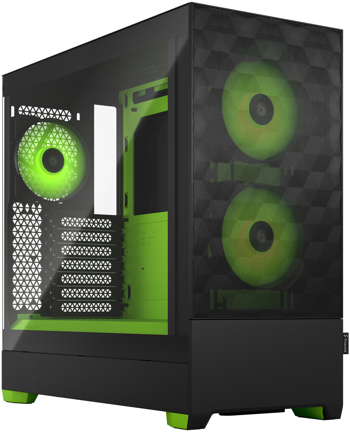 Fractal Design Pop Air RGB Green Core TG Clear Tint