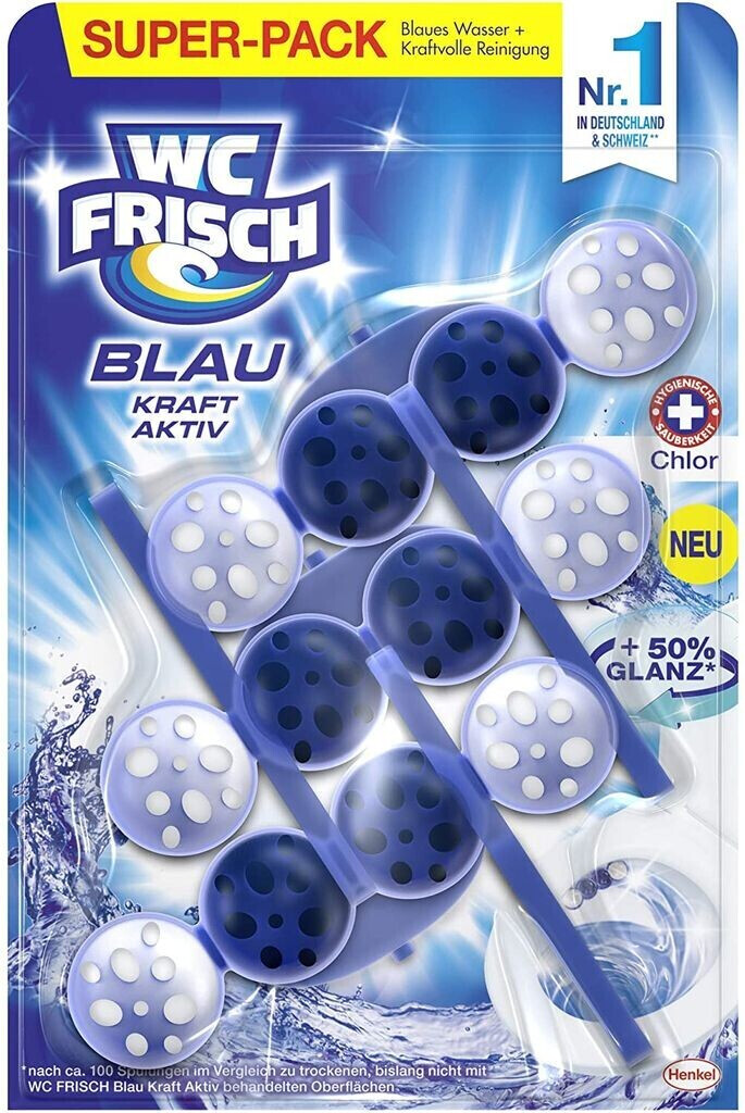 WC Frisch Kraft-Aktiv Blau Chlor 3x50g ab 4,99 €