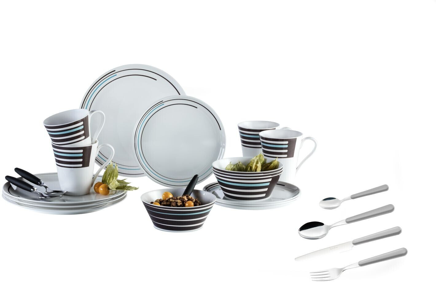 Berger Stripes tableware set 16 pcs.