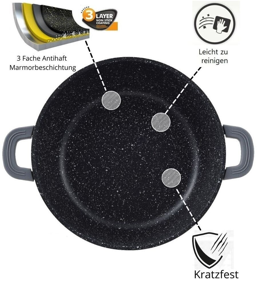 Cheffinger 6-piece marble (20 - 28 cm)