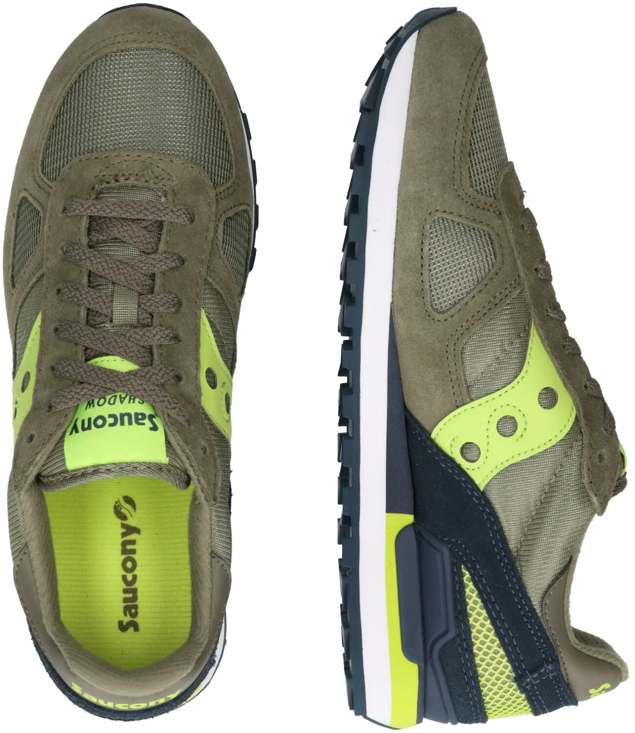 Saucony shadow original black grey green on sale