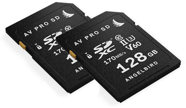 Angelbird AV PRO SDXC UHS-II V60 128 Go (2x)