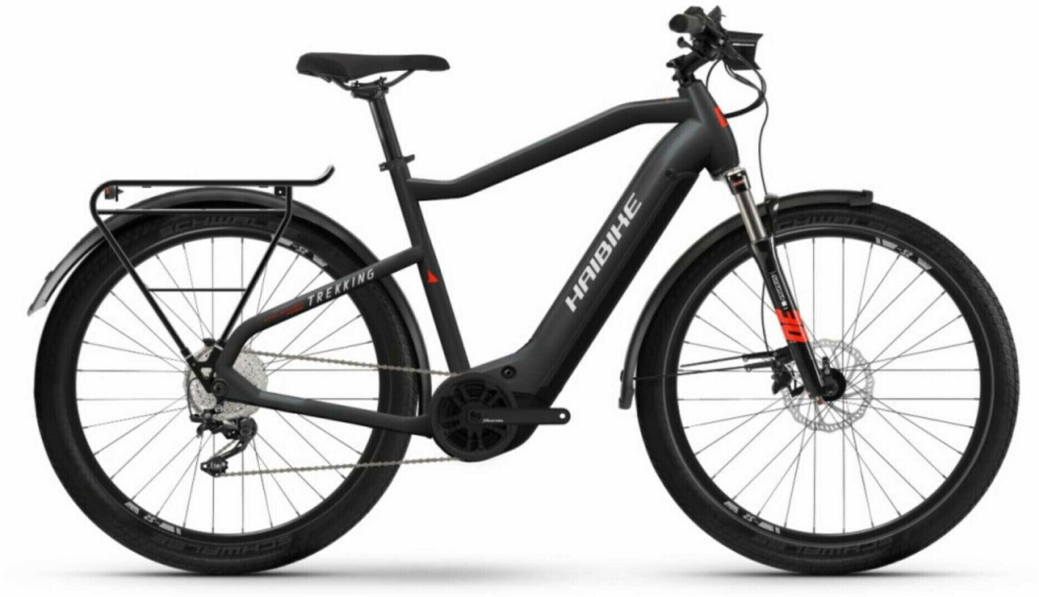 Haibike Trekking 6 (2022) Men matte black/red reflex