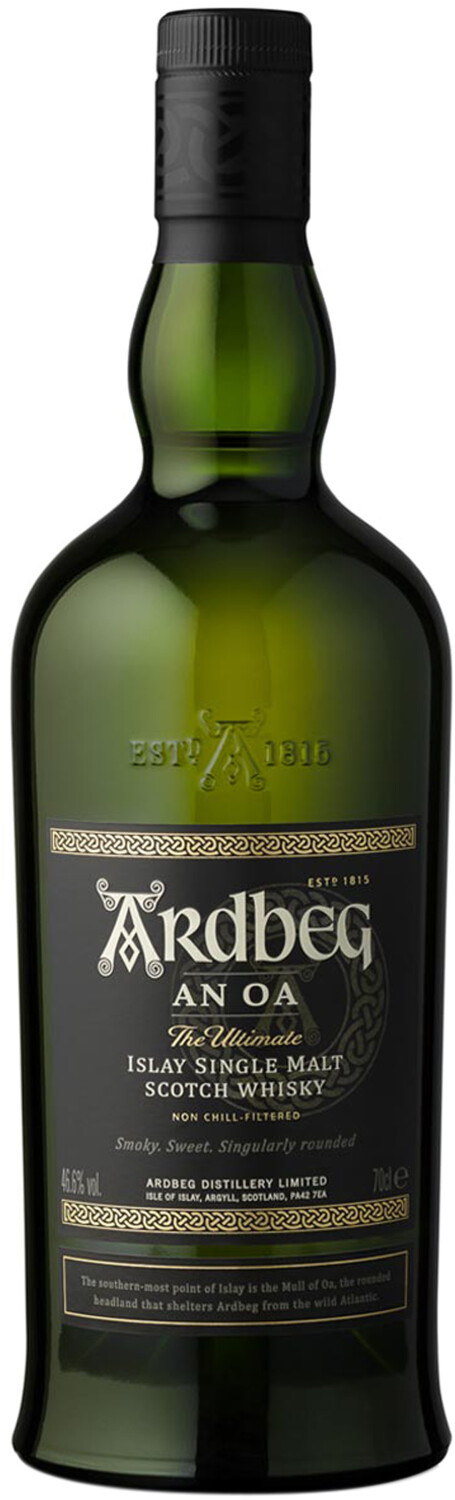 Whisky Ardbeg An Oa 70cl 46.6° - Islay - Le Comptoir Irlandais